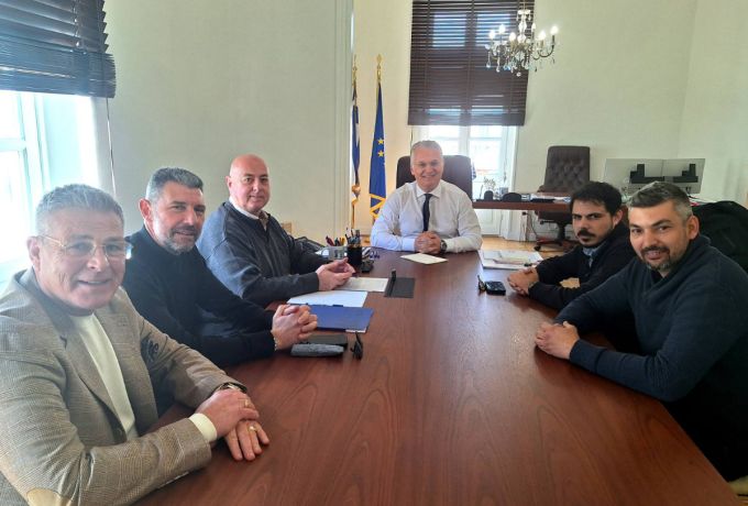 Συνάντηση του Περιφερειάρχη Δημήτρη Πτωχού με την ΠΟΕΕ με επίκεντρο νέο πρόγραμμα ενίσχυσης